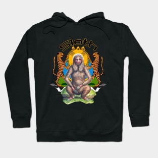 Sloth the king of the forest Hoodie